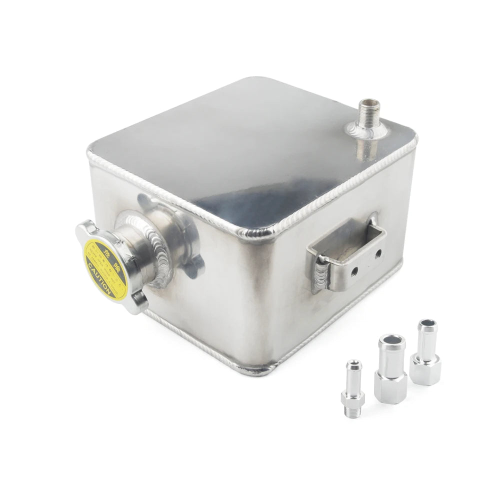 2L Aluminum Coolant Expansion tank – Black or Polished Finish with Cap