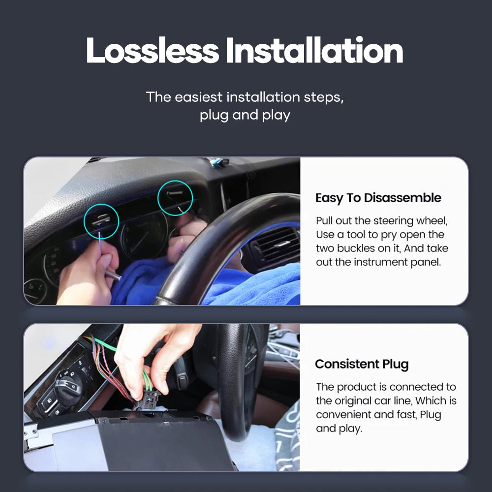 Digital LCD Dashboard Cluster for BMW 3 Series E90/E91/E92 (2005–2012) – Virtual Cockpit Speedometer