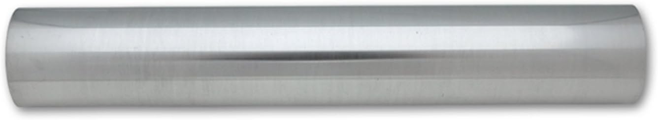Vibrant 4 in Straight Aluminum Tube, Polished, 18 in