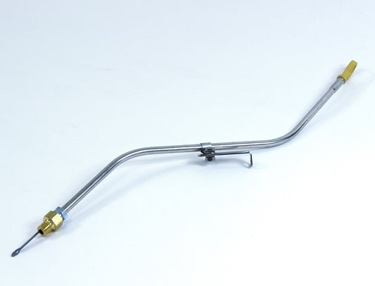 Sikky Dipstick Assembly for Front Sump Sikky LS Pans, Includes dipstick tube, dipstick, mounting hardware, and bracket