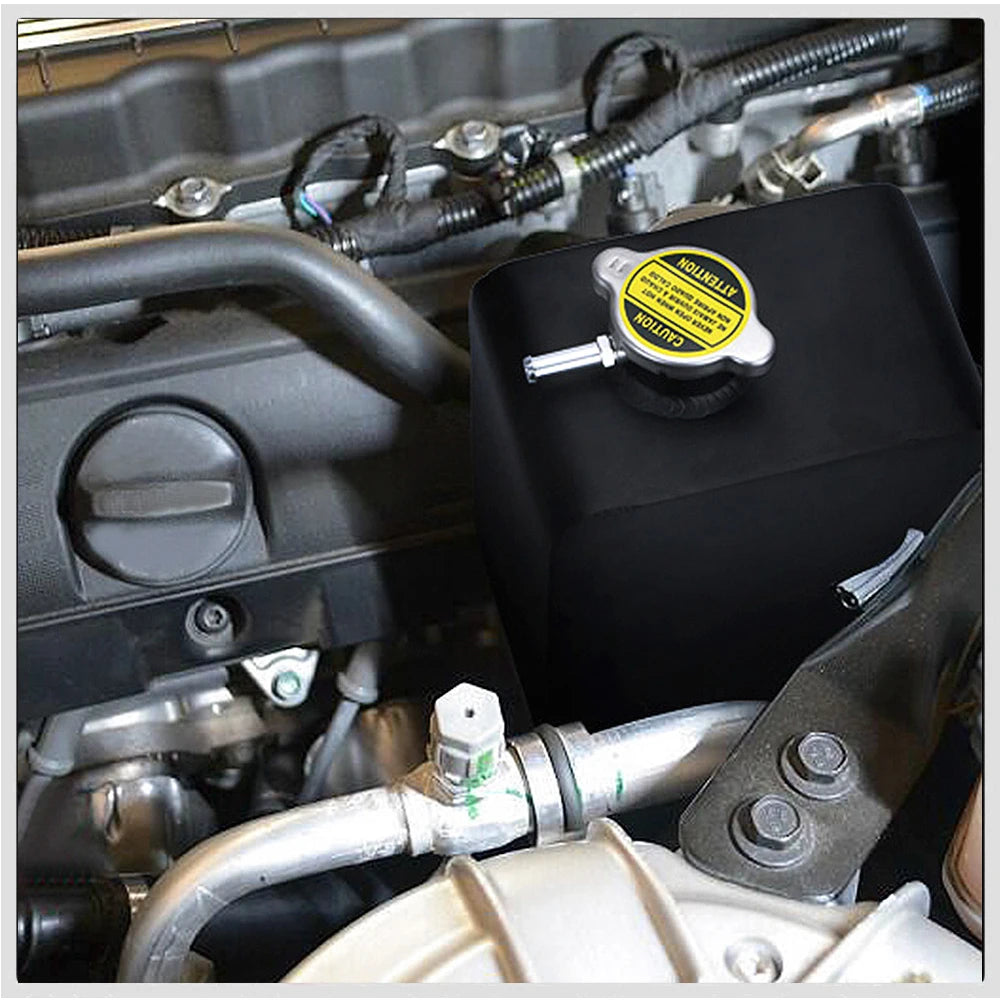 2L Aluminum Coolant Expansion tank – Black or Polished Finish with Cap