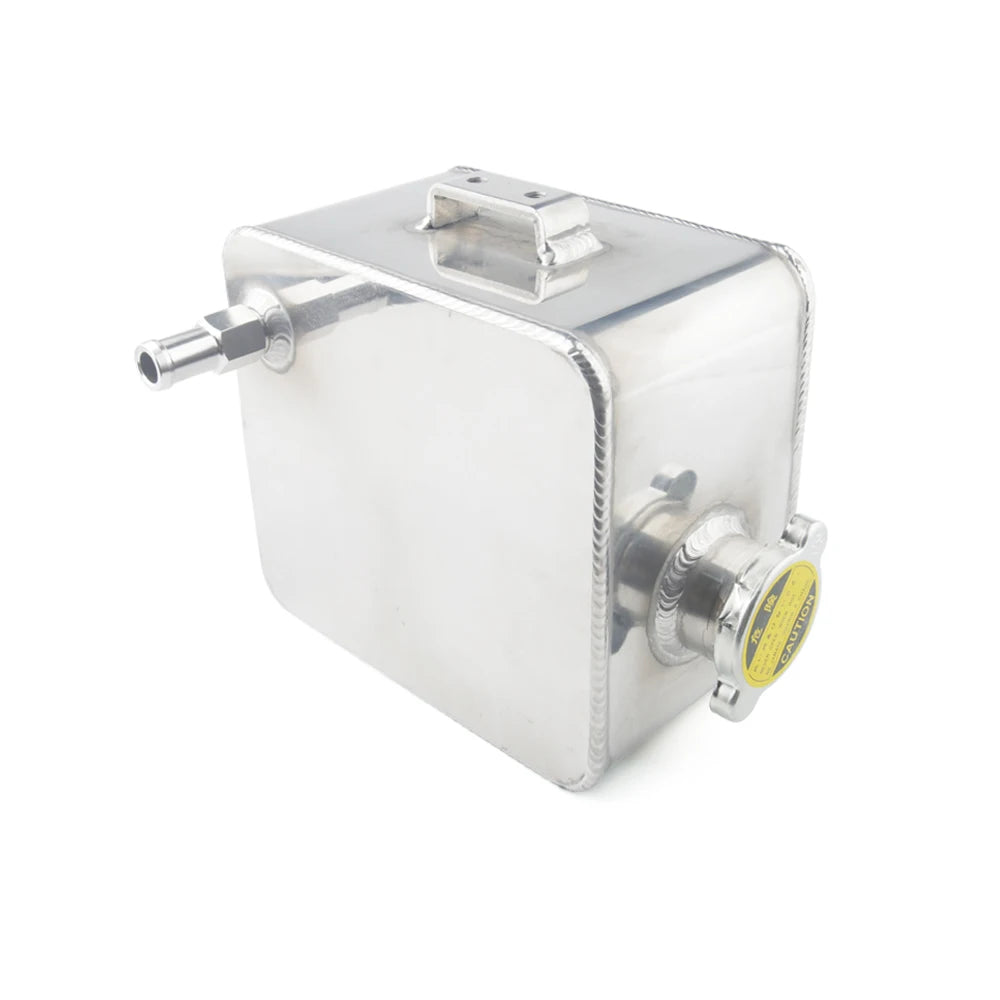 2L Aluminum Coolant Expansion tank – Black or Polished Finish with Cap
