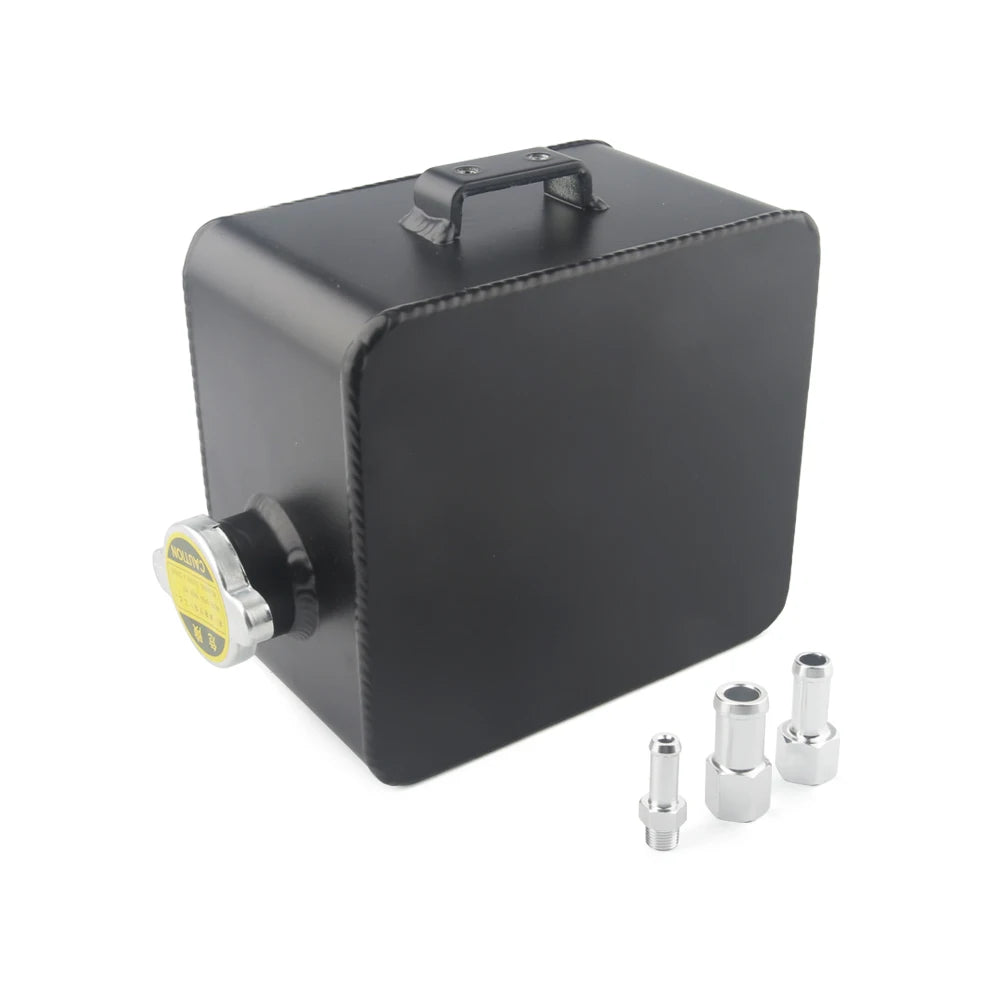 2L Aluminum Coolant Expansion tank – Black or Polished Finish with Cap