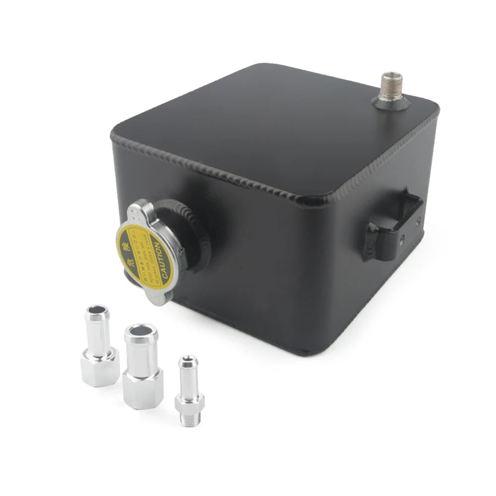 2L Aluminum Coolant Expansion tank – Black or Polished Finish with Cap