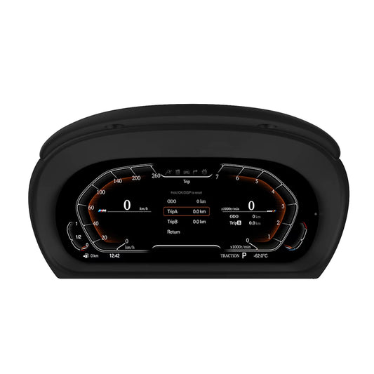Digital LCD Dashboard Cluster for BMW 3 Series E90/E91/E92 (2005–2012) – Virtual Cockpit Speedometer