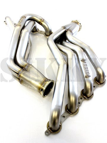 Sikky BMW E36 LS Swap Headers Stainless Steel 1 3/4" Primaries with 3" Collector and Complete V-Band Clamp Assembly (Gaskets and Hardware Included)