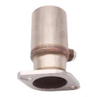 3" to 2.5" Stainless Steel Exhaust Flange Reducer with O₂ Sensor Bung – 2‑Bolt