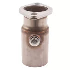3" to 2.5" Stainless Steel Exhaust Flange Reducer with O₂ Sensor Bung – 2‑Bolt