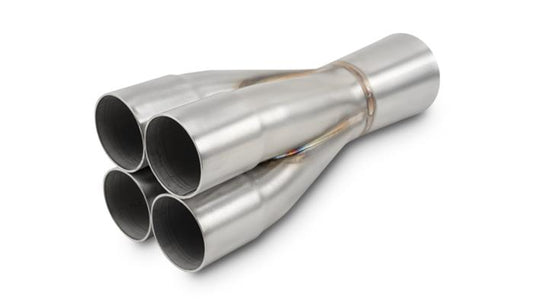Vibrant Performance 4-1" Merge Collector, 1.875" Inlet, Merge 2.50, Outlet 3.00"