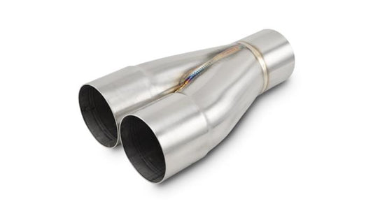 Vibrant Performance 2-1" Merge Collector, 2.5" Inlet x 2.5" Outlet, 8.50" Overall Length