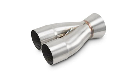 Vibrant Performance 2-1" Merge Collector, 2.5" Inlet x 3.5" Outlet, 8.60" Overall Length