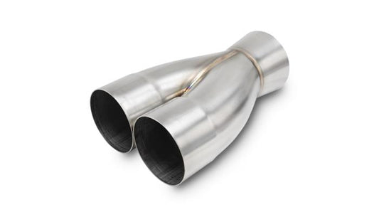 Vibrant Performance 2-1" Merge Collector, 3" Inlet x 3.5" Outlet, 9.00" Overall Length