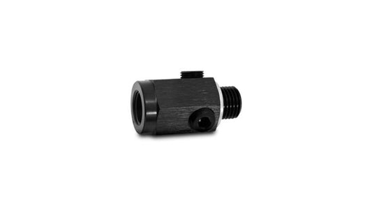 Vibrant Performance VIB_10596 — Female to Male Metric Union Extender with 3 x 1/8" NPT Ports; Metric Size: M14x1
