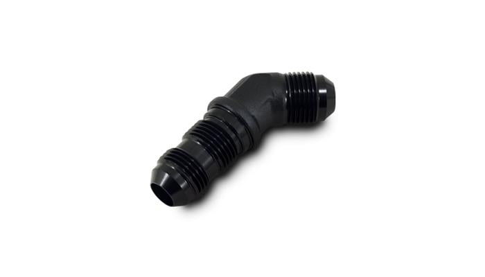 Vibrant Performance Bulkhead Adapter, 45 Degree Elbow; Size: - 8AN