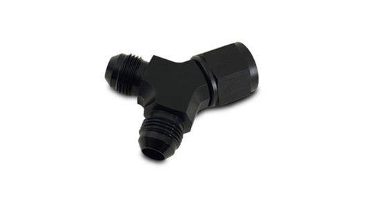 Vibrant Performance 90 Degree Y Adapter, Female Size: -8 AN; Dual Male Size: -6 AN