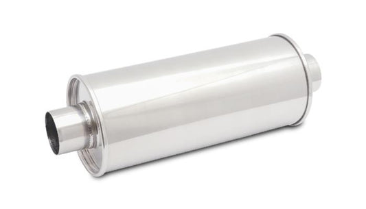 Vibrant Performance STREETPOWER Round Muffler, 3" inlet/outlet (Center-Center)