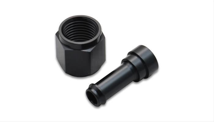 Vibrant Performance Female AN to Hose Barb Straight Adapter, AN Size: -6; Barb Size: 5/16"
