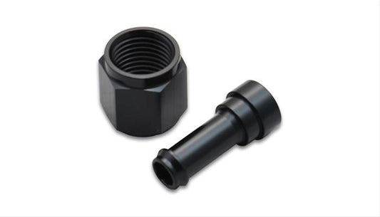 Vibrant Performance Female AN to Hose Barb Straight Adapter, AN Size: -6; Barb Size: 5/16"
