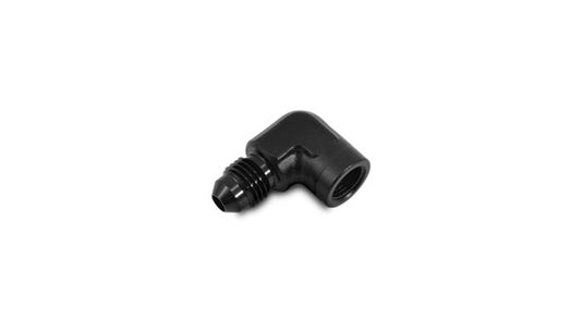 Vibrant Performance 90 Degree Male AN to Female NPT Adapter, AN Size: -4; NPT Size: 1/8"
