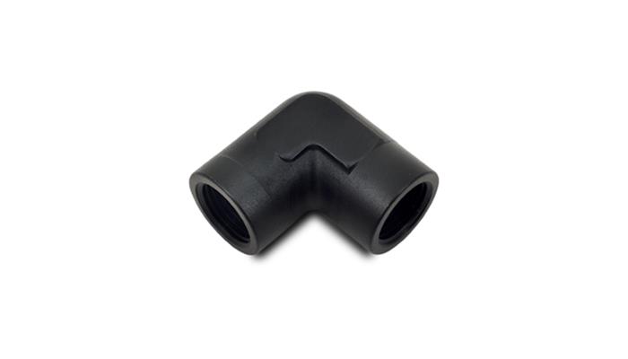 Vibrant Performance 90 Degree Female Pipe Coupler Fitt inchg; Size: 3/8" NPT
