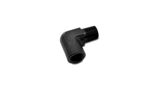 Vibrant Performance 90 Degree Female to Male Pipe Adapter Fitt inchg; Size: 1/4" NPT