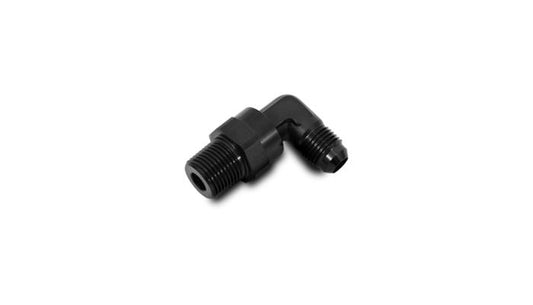 Vibrant Performance Male AN to Male NPT 90 Degree Swivel Adapter, -4 AN to 1/8" NPT