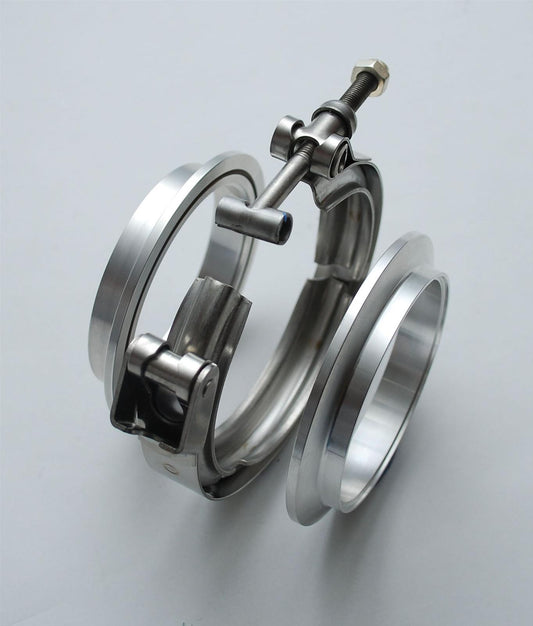 Vibrant Performance Aluminum V-Band Flange Assembly, for 2.5" OD Tubing