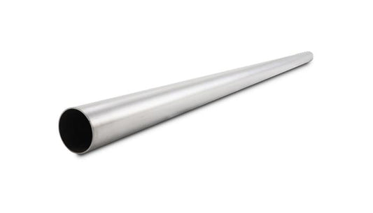 Vibrant Performance 304" Stainless Steel Brushed Straight Tubing, 2.50" OD