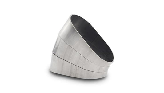 Vibrant Performance 45" Degree Horizontal Plane Oval Pie Cuts, Nominal Tube Size: 3"
