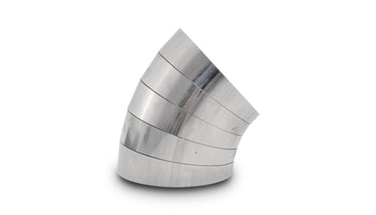 Vibrant Performance 45" Degree Vertical Plane Oval Pie Cuts, Nominal Tube Size: 3"