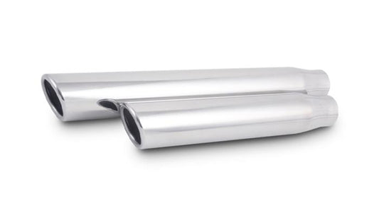 Vibrant Performance 3" Round Stainless Steel Tip (Single Wall, Angle Cut)