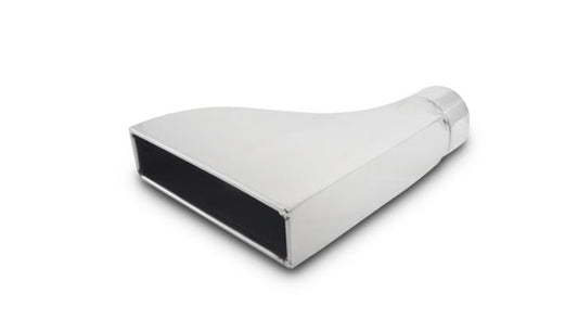Vibrant Performance 7.50" x 2.00" Rectangular Stainless Steel Tip (Camaro Style) - 2.5"let