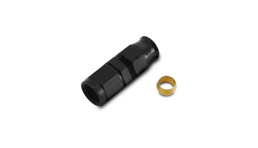 Vibrant Performance Tube to Female AN Adapter with Brass Olive Inserts, -4AN, Tube Size - 0.25"
