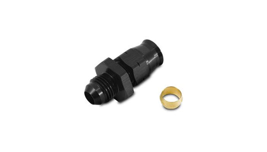 Vibrant Performance Tube to Male AN Adapter with Brass Olive Inserts, -8AN, Tube Size - 0.50"