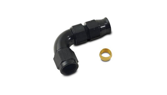 Vibrant Performance 90 Degree Tube to Female AN Adapter, Tube O.D. - 5/16"; AN Size: -6"