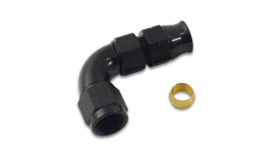 Vibrant Performance 90 Degree Tube to Female AN Adapter, Tube O.D. - 3/8"; AN Size: -6