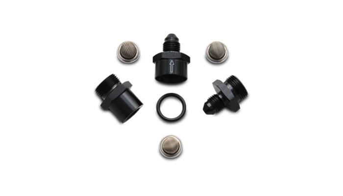 Vibrant Performance Inl inche Fuel/Oil Filter Set; Size: -8AN; inchcludes 3 filters (30/80/150 micron)