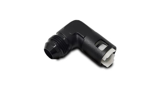 Vibrant Performance VIB_16920 — 90 Degree Male AN Quick Disconnect EFI Adapter, AN Size: -6; EFI L inche Size: 5/16