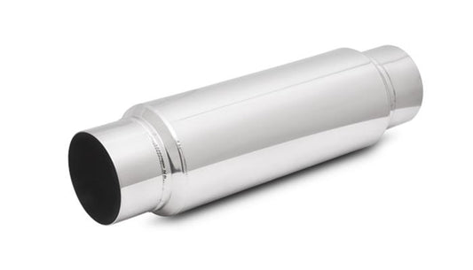 Vibrant Performance Large Diameter Bottle Style Resonator, 2.5" inlet/outlet x 18" long