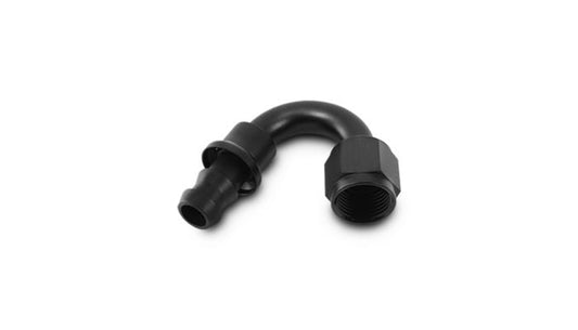 Vibrant Performance Push-On 150 Degree Hose End Elbow Fitt inchg; Size: -8AN