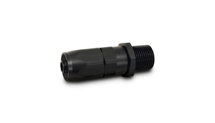 Vibrant Performance Male Straight Hose End Fitt inchg; Size: -8AN; Pipe Thread 3/8" NPT