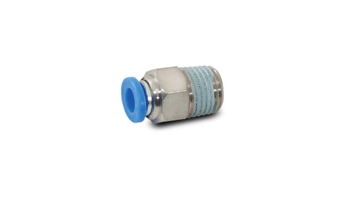 Vibrant Performance Male Straight Fitt inchg, for 3/8" O.D. Tub inchg (1/8" NPT Thread)