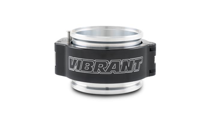 Vibrant Performance PINLESS HD Clamp Assembly for 2.50" OD Tubing - Anodized Black Clamp