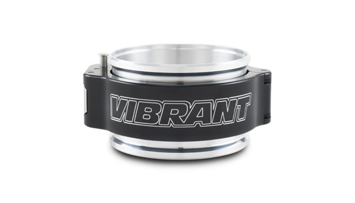 Vibrant Performance PINLESS HD Clamp Assembly for 3" OD Tubing - Anodized Black Clamp