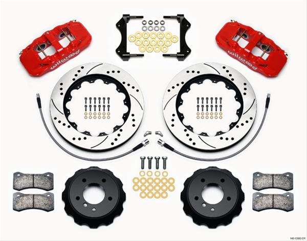 Wilwood Big Brake Kit Front Bmw E90,07-11,Aero6,14.00X1.25 (Part #140-13582-DR)