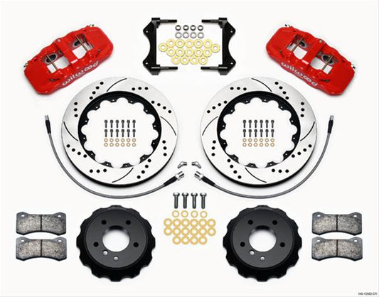 Wilwood Big Brake Kit Front Bmw E90,07-11,Aero6,14.00X1.25 (Part #140-13582-DR)