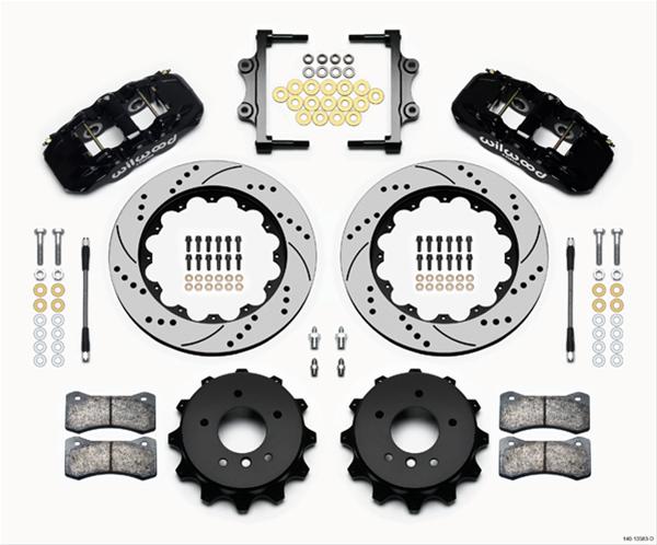 Wilwood Big Brake Kit Rear Bmw E90,07-11,Aero4,14.00X1.10 (Part #140-13583-D)