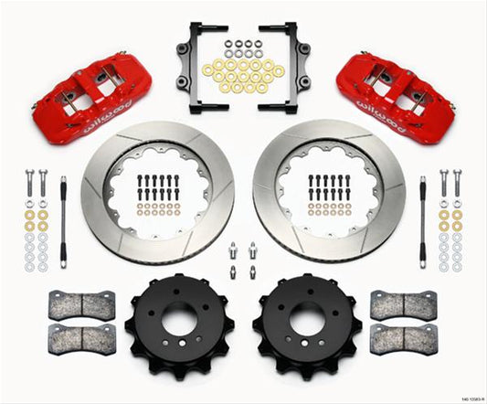 Wilwood Big Brake Kit Rear Bmw E90,07-11,Aero4,14.00X1.10 (Part #140-13583-R)